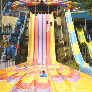 Équipement de parc aquatique d'attraction, parc aquatique, diapositives de nageur de poulpe d'eau de piscine en fibre de verre à vendre - Product Image 5