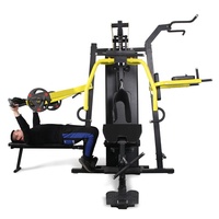 Nouveau design station multifonction équipement de gymnastique 3 stations machine perle delt / pec fly machines de fitness commerciales