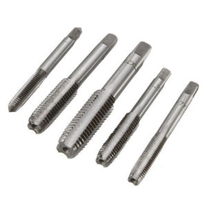 Ensemble complet de 12 tarauds et filières métriques, outils en acier à petit cadre pour applications de vis - Product Image 3