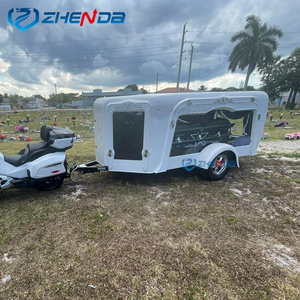Premium Hearse Funeral Electric Funeral Hearse <b>Trailer</b> Latest Funeral <b>Car</b> Customized Colors <b>Trailer</b> Hearse for Sale - Product Image 4