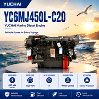Moteur diesel professionnel SCDC YUCHAI série YC6MJ YC6MJ450L-C20 450HP 2000RPM pour remorqueurs et navires de travail