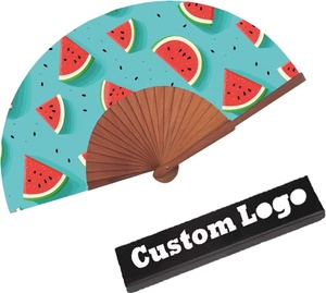 Bsbh 23Cm Effen Kleur Gesneden Opvouwbare Ventilatoren Natuurlijke Ijzeren Houten Handventilator Voor Halloween-Evenementen Groothandel Spaanse Stijl - Product Image 1