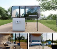 Mini bureau mobile de haute qualité, capsule de bureau mobile, mini maison préfabriquée, pods de bureau à domicile, maison de type cabane Apple