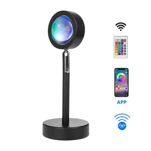 Party home photography APP remote control rainbow atmosphere changing 16 colors rgb sunset floor lamp