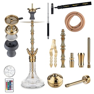 Shisha Hookah de acero inoxidable, nuevo diseño, calidad Premium, todos los accesorios, cachimba seca, <span class=keywords><strong>2022</strong></span> - Product Image 6