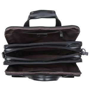 Viajes de lujo a mano de cuero genuino maletín marrón Honda Oficina hombro bolsa bolso del ordenador portátil de <span class=keywords><strong>15</strong></span>,<span class=keywords><strong>6</strong></span> pulgadas - Product Image 5