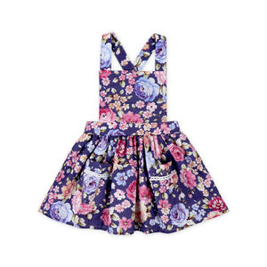 Vestido de Tirantes Estampado de Moda Popular Europea y Americana, Vestidos de Verano para Niñas - Product Image 1