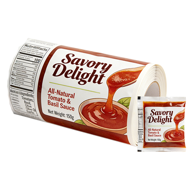 Pellicola per rotoli di salsa