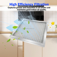 Filtre à graisse en aluminium lavable sur mesure pour hotte de cuisine, filtre en aluminium pour hotte de cuisson