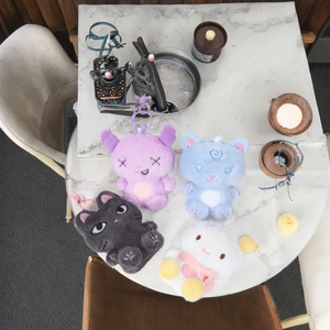 Porte-clés en peluche KPOP Aespa au design anime mignon, NINGNING WINTER KARINA GISELLE, portables pour les fans et les cadeaux - Product Image 2