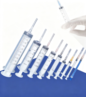 Seringues vétérinaires stériles jetables Luer Slip Lock avec aiguille, 1 ml, 3 ml, 5 ml, 10 ml, 20 ml