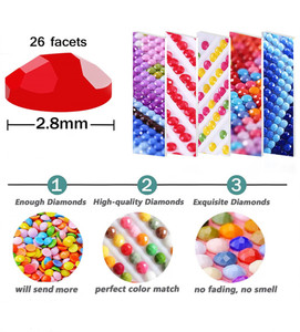 Perles de mosaïque rondes en résine acrylique S-01 <span class=keywords><strong>DMC</strong></span> 447 couleurs 2,8 mm pour <span class=keywords><strong>broderie</strong></span> et peinture <span class=keywords><strong>diamant</strong></span> - Product Image 2