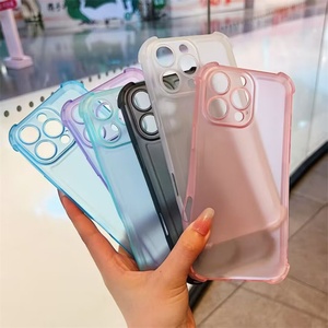 Funda Rígida Híbrida Mate Transparente de Lujo en Color Caramelo para iPhone 12 13 14 15 16 17 Pro Max, Envío Gratis - Product Image 2