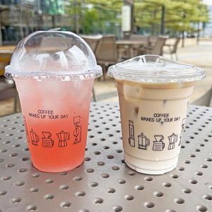 Gobelets personnalisés avec logo Dabba Cup Coupes Boba 12 oz 14 oz 16 oz 18 oz <span class=keywords><strong>20</strong></span> oz 22 oz 24 oz, gobelets en plastique PET pour café avec couvercles et logo - Product Image 4
