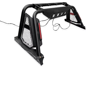 Barra Antivuelco Deportiva Universal de Acero al Carbono con Recubrimiento de Polvo Negro para Camionetas <span class=keywords><strong>4x4</strong></span> - Compatible con Tacoma L200 NP300 Triton - Product Image 1