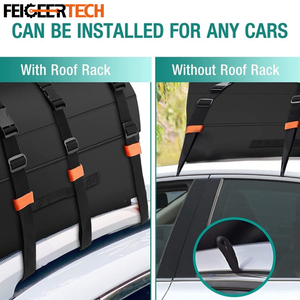Feigeer Tech Accessoires <span class=keywords><strong>Auto</strong></span> : <span class=keywords><strong>Valise</strong></span> de Toit pour Camping, Grande Capacité, Élargie, Ultra-Résistante et Sûre - Product Image 2