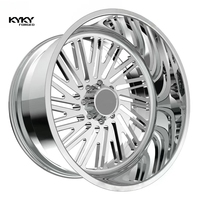 Jantes KYKY forgées haut de gamme chromées sur mesure 20 22 pouces 5x127 6x139.7 8x165.1, 8x170, 8x18 pour voiture de spectacle