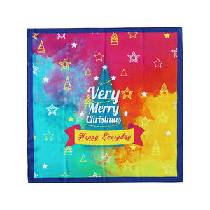 Bandana <span class=keywords><strong>Chiffon</strong></span> Lembut dan Bernapas, Koleksi Natal, Penutup Leher dan Kepala untuk Liburan di Luar Ruangan - Product Image 3