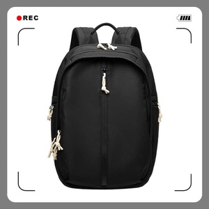 Unisex Casual Fashion Simple Commuting <b>Computer</b> <b>Backpack</b> Korean Niche Ins Solid Color College Student Nylon Eco-Friendly - Product Image 3