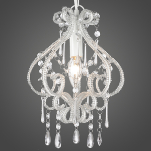 Lampe suspendue européenne en acrylique, luminaire décoratif d'intérieur, idéal pour une chambre d'enfant ou un <span class=keywords><strong>petit</strong></span> lustre moderne en cristal - Product Image 3