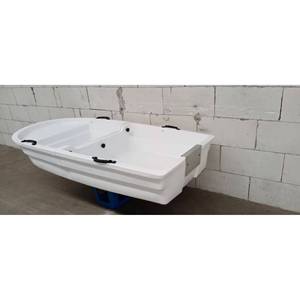 Bote de Plástico Personalizado de 2.2M con Motor Fuera de Borda para Pesca y Trabajo - Product Image 1