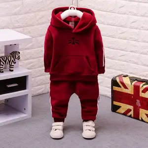 Hao Baby Kinderen Kleding Herfst En Winter Koreaanse Stijl Jongens En Meisjes Composiet Kasjmier Trui Set tweedelige Kinderen pak