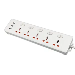 OSWELL supply 3/4/5 general outlet universal surge power strip extension socket with USB