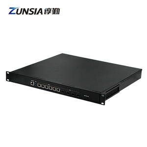 Zunsia i7 i5ไฟร์วอลล์8th 9th H110 H170 4 SFP 6 LAN พอร์ตเราเตอร์ไฟร์วอลล์ pfsense มินิพีซี1U คอมพิวเตอร์เครือข่าย - Product Image 1