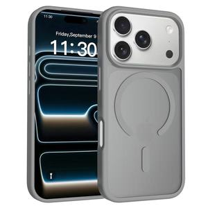 Nhà Máy Frosted Armor không dây sạc Magnetic cho iPhone 17 Promax điện thoại trường hợp <span class=keywords><strong>Shell</strong></span> cho Iphone 17 16 15 chống sốc điện thoại trường hợp - Product Image 5