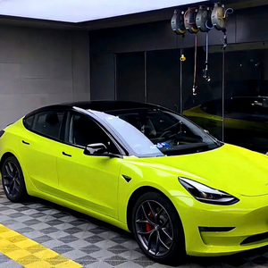 <span class=keywords><strong>Film</strong></span> Vinyle Coulé Brillant PET HD TPU Jaune Sao Paulo pour Covering Automobile 1.52X18M/5X60FT Un Rouleau Complet Vente en Gros Usine Autocollants pour Voiture - Product Image 2