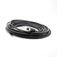Cable Impermeable con Conector M8, Cable de 3 Pines Macho y Hembra, 2, 3, 4, 5, 6, 8 Pines, 1M