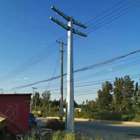 TIA-222-G Tour de transmission 5G/4G LTE Shenghong SH-Power Line Towers, galvanisée à chaud, 550KV 630A Haute Tension