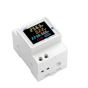 Medidor de Electricidad Inteligente Monofásico Multifuncional D52-2066 con Pantalla Digital de Voltaje, Corriente, Potencia y Frecuencia - Product Image 2