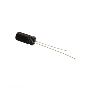 ตัวเก็บประจุแบบ Through Hole CAP ALUM 4.7UF 20% 50V RADIAL TH รุ่นดั้งเดิม 4.7 uF 475CKR050M - Product Image 1