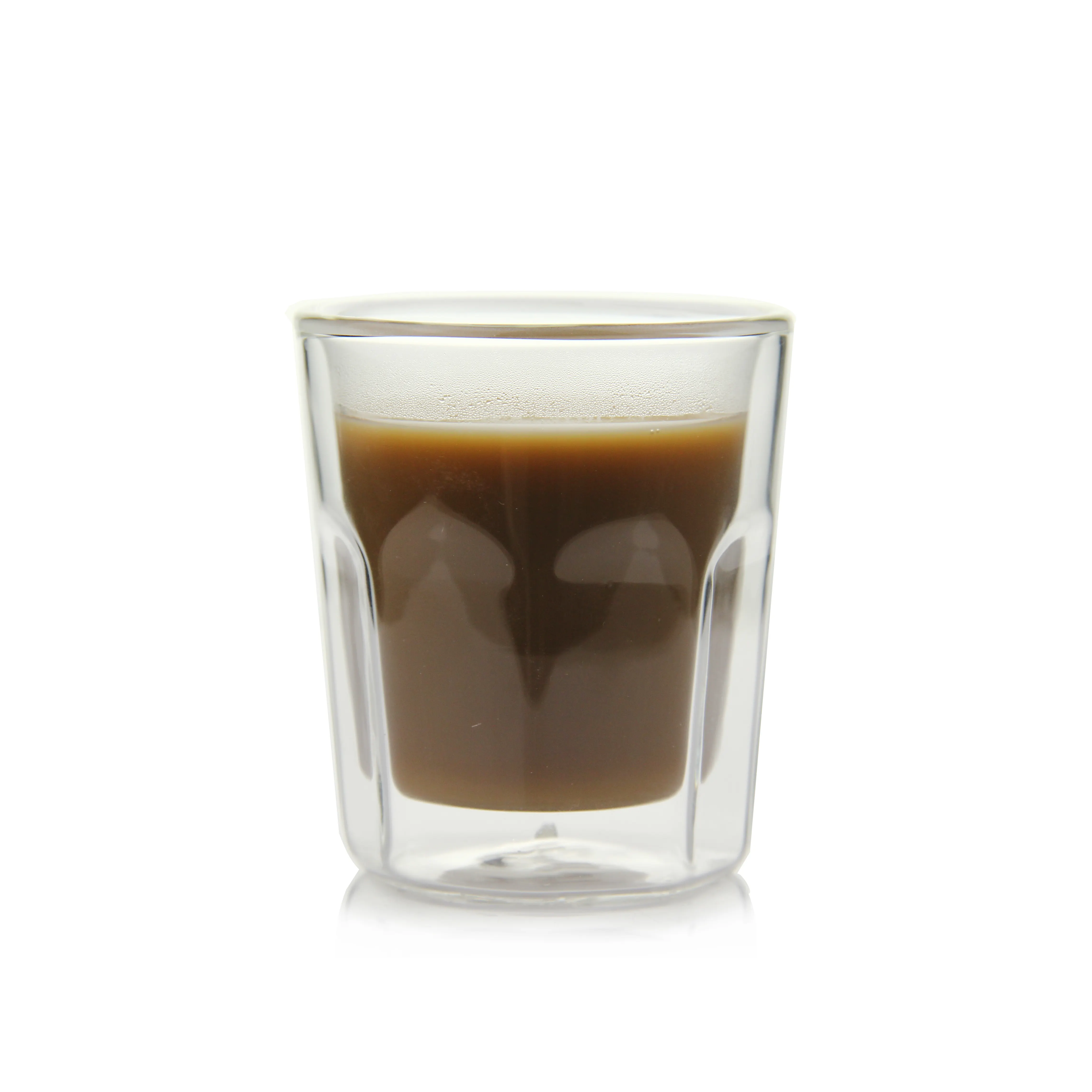 Bán Buôn Thủy Tinh Borosilicate Cao Tái Sử Dụng Thổ Nhĩ Kỳ Tay Thổi Đôi Tường Cốc Cà Phê Espresso Cup Cup Mug Set