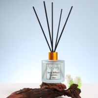 Diffuseur de roseaux aromatiques Via Pinky 100ml, Huile essentielle naturelle longue durée pour les fêtes, Parfum d'ambiance longue durée, Cadeau, OEM, Marque privée