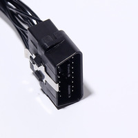 Cable de Extensión de Conexión OBD2 Automotriz, 1 Macho a 3 Hembras, para Conectar Múltiples Dispositivos de Diagnóstico OBD