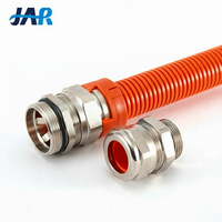 Connecteur automobile JAR pour véhicule électrique, connecteur de pénétration, presse-étoupe métallique en aluminium