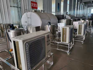 Tanque de Enfriamiento de Leche de 50L, 100L, 200L, 500L, 1000L, Refrigerador Industrial para Leche y Jugos, Tanques de Almacenamiento de Leche con Mezclador - Product Image 5