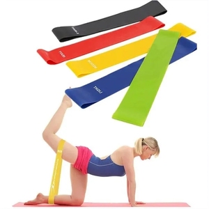 High Quality Custom Elastic Resistance <b>Bands</b> Gym <b>Workout</b> Exercise Premium Fitness Gift Sets for Yoga Promotional - Product Image 1