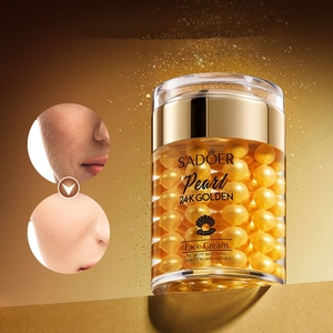 Cura della pelle di Routine rassodante e rughe riparazione 24k dorato collagene perla idratante sbiancante essenza giorno e notte viso crema - Product Image 1