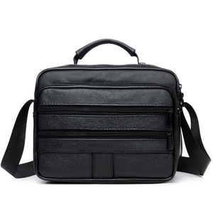 OEM Polyester Crossbody <b>Bag</b> Cell Phone Purse Luxury Leather Messenger <b>Bag</b> Genuine Leather Shoulder <b>Bag</b> for Men - Product Image 1