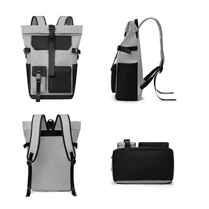 Custom Grey <b>Stylish</b> <b>Waterproof</b> Students School <b>Backpack</b> Boys Shockproof Laptop Bag Large School <b>Backpack</b> - Product Image 4