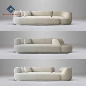 Foshan-sofá Seccional de tela moderna, sillón giratorio de alta gama, fabricante de muebles - Product Image 6