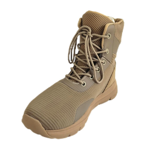 Botas Tácticas HPB0304 Color Caqui Transpirables para Verano con Empeine y Mangas Tejidas - Product Image 4