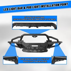 בר קדמיים בלעדי B-סוג כבד כבד בר תואם 2021 2022 2023 פורד bronco - Product Image 3