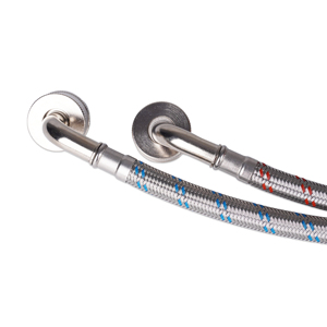 Chứng Nhận Linh Hoạt 90 Độ Khuỷu Tay Ống Thép Không Gỉ Bện F 3/4 Kết Nối Máy Giặt Ống - Product Image 5