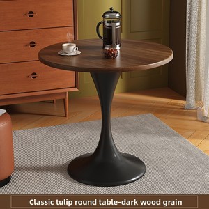 Modern Foldable Eco-Friendly Casual <b>Small</b> Coffee <b>Table</b> Home-Use Balcony Dining <b>Table</b> Milk Tea Shop Side <b>Table</b> Metal Frame - Product Image 1