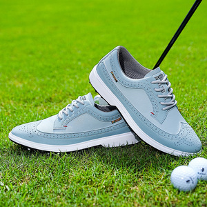 Premium Men's Golf <b>Shoes</b> Microfiber Leather Patent Finish Lightweight Breathable Anti-Slip <b>Soft</b> Grip-Enhanced Rubber Sole All - Product Image 4
