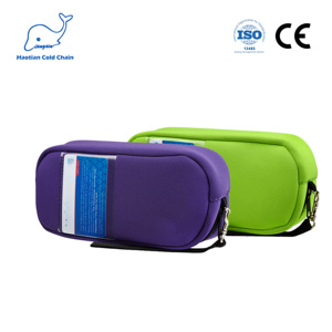 Estuche Moderno para <span class=keywords><strong>Insulina</strong></span> de Color Verde para Llevar Péptidos <span class=keywords><strong>en</strong></span> Movimiento con Estabilidad Óptima del Péptido, Bolsa Refrigerante con Certificación ISO13485 y CE - Product Image 2